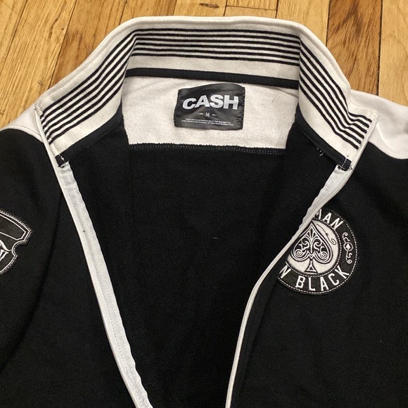New Johnny Cash Track Jacket size Medium - Picture 4 of 6